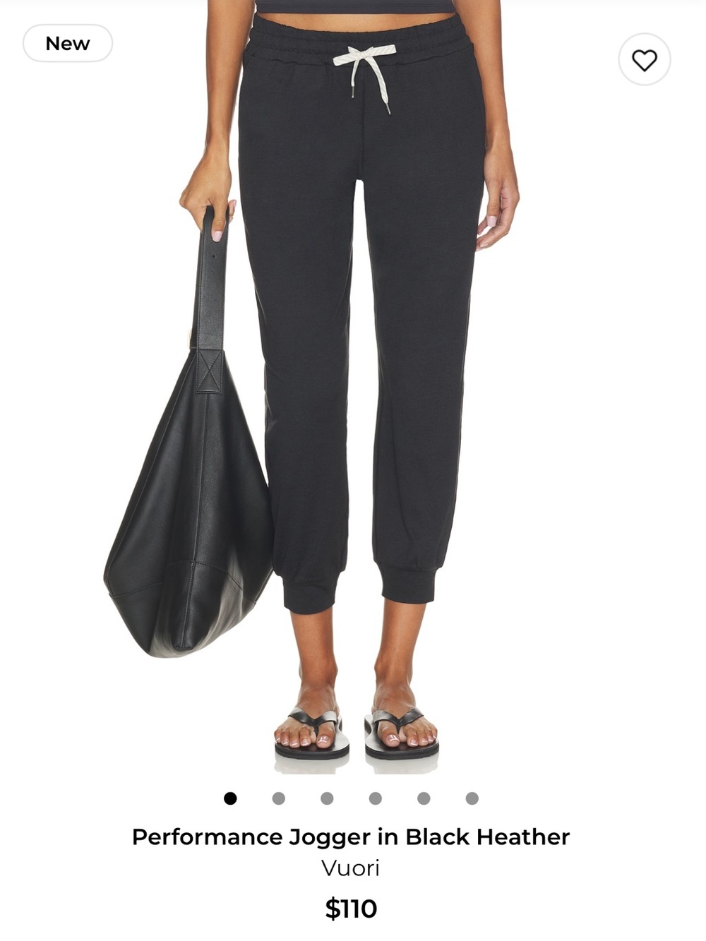 Performance Jogger in Black Heather
Vuori XS